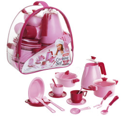 Набор посуды Cooking Set  39 pcs (розовая)		арт. 1764