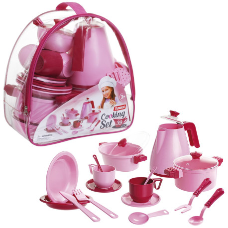 Набор посуды Cooking Set  39 pcs (розовая)		арт. 1764  (1764)